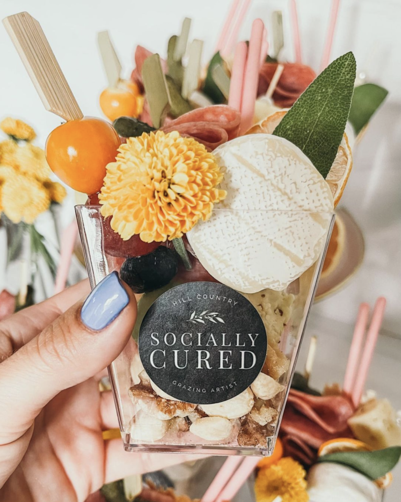 socially cured event design and gourmet foods
